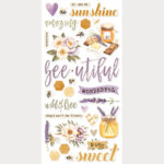 Simple Stories SIMPLE VINTAGE LAVENDER FIELDS Foam Stickers 66pc - Image 3