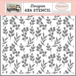 Carta Bella SPRING Market Stencil 6"X6"