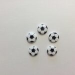 Sports Button SOCCER 1pc 3/4” Round