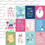 Echo Park PLAY ALL DAY GIRL 12”X12” Scrapbook Paper - Image 9