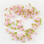 Scrapbooksrus ROSE PEARL STRING Ribbon 1 yd Yard - Image 2