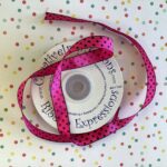 Creative 1/2" POLKA DOT RIBBON Trim 1 yard yd - Image 17
