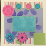Premade Pages $5.00 SUMMER FLOWERS (2) 12"X12" Scrapbook Pages