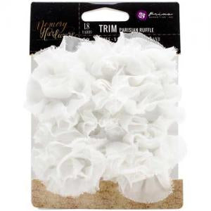 530040FB-98CE-480E-9656-69A50EE37A27.jpg Prima Memory Hardware FLOWER Parisian Ruffle Trim 1"X1.8 Yards - Image 1