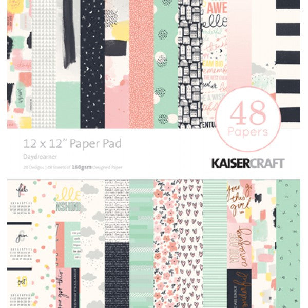 5302268A-3439-4378-BEC2-8BF7189A7811.jpeg Kaisercraft 12"X12" DAYDREAMER KIT Scrapbook Pack - Image 1