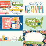 Simple Stories PACK YOUR BAGS 4X6 Elements 12”X12” Scrapbook Paper - Image 2