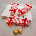 Scrapbooksrus CANDY BOX Christmas Red Stripe Favor - Image 4