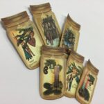 Tags & Ephemera 6pc VINTAGE CHRISTMAS JARS SetA - Image 2