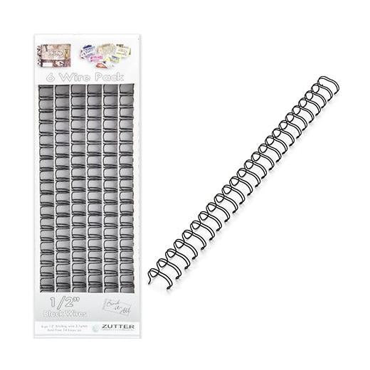 538A8911-B266-4E6C-93EA-644F94B926B4.jpg Zutter Universal BINDING WIRES 1/2” Black 6pc - Image 1