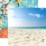 Paper House SANDY BEACH 12"X12" Scrapbook Sheet - Image 2