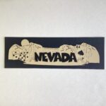 NEVADA Word & Background Title Travel Laser Cuts 3"X 9" 1pc - Image 4