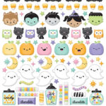 Doodlebug Sweet & Spooky PUFFY ICONS Stickers 140pc
