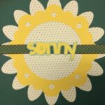 Premade Page SUNNY FLOWER (1) 12"x12" Scrapbook @Scrapbooksrus