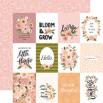 Carta Bella FLORA NO. 6 12"X12" Scrapbook Paper