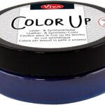 Viva Decor Color Up Leather and Synthetic Color DARK BLUE 50ml
