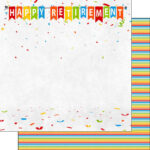 HAPPY RETIREMENT 12"X12" Scrapbook Customs Paper