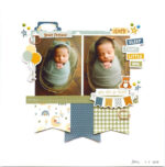 Echo Park SPECIAL DELIVERY BABY BOY 12"X12" Scrapbook Collection Kit - Image 2