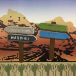 DieCut HIKING SIGN POST Forest Lake Mountain Waterfall Canyon Die Cuts - Image 7
