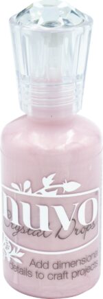 Nuvo Crystal Drops SHIMMERING ROSE Enamel Dots 1oz