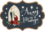 Echo Park Away in A Manger HEAVENLY HOSTS 12”x12” Scrapbook Paper - Image 2