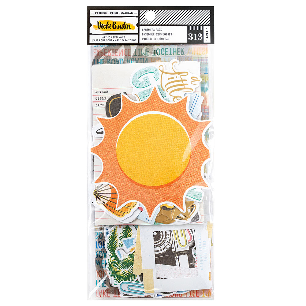 56EB8595-3207-46F8-8826-B5994FA7467B.jpg American Crafts Vicki Boutin ART FOR EVERYONE Ephemera Pack 313pc - Image 1
