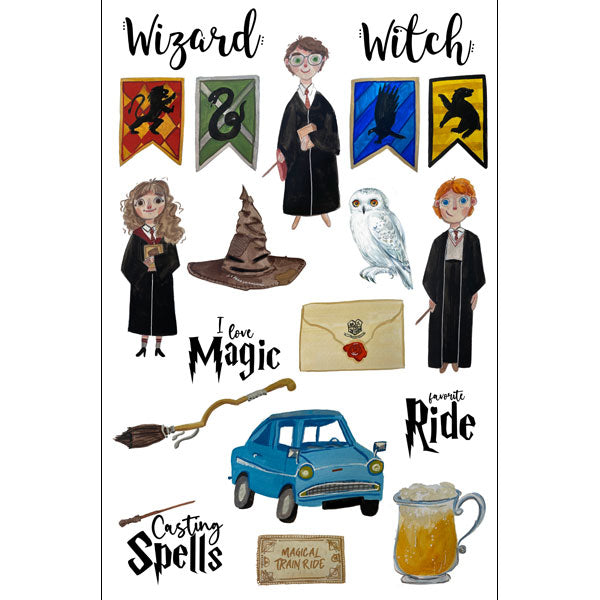 5702CA0D-3E40-4849-A1C1-C666C8960154.jpg Scrapbook Customs WITCH & WIZARD #1 Laser Die Cut-Outs - Image 1