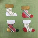 Christmas STOCKING Custom Scrapbook Die Cuts