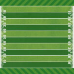 FOOTBALL LIFE 5A 12x12 Scrapbook Paper - Image 2