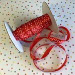 Creative Impressions POLKA DOT SATIN RIBBON 3/8” 1 yards - Image 2