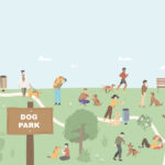 DOG PARK WOOF KIT 12X12 Scrapbook Paper Stickers 5pc - Image 4