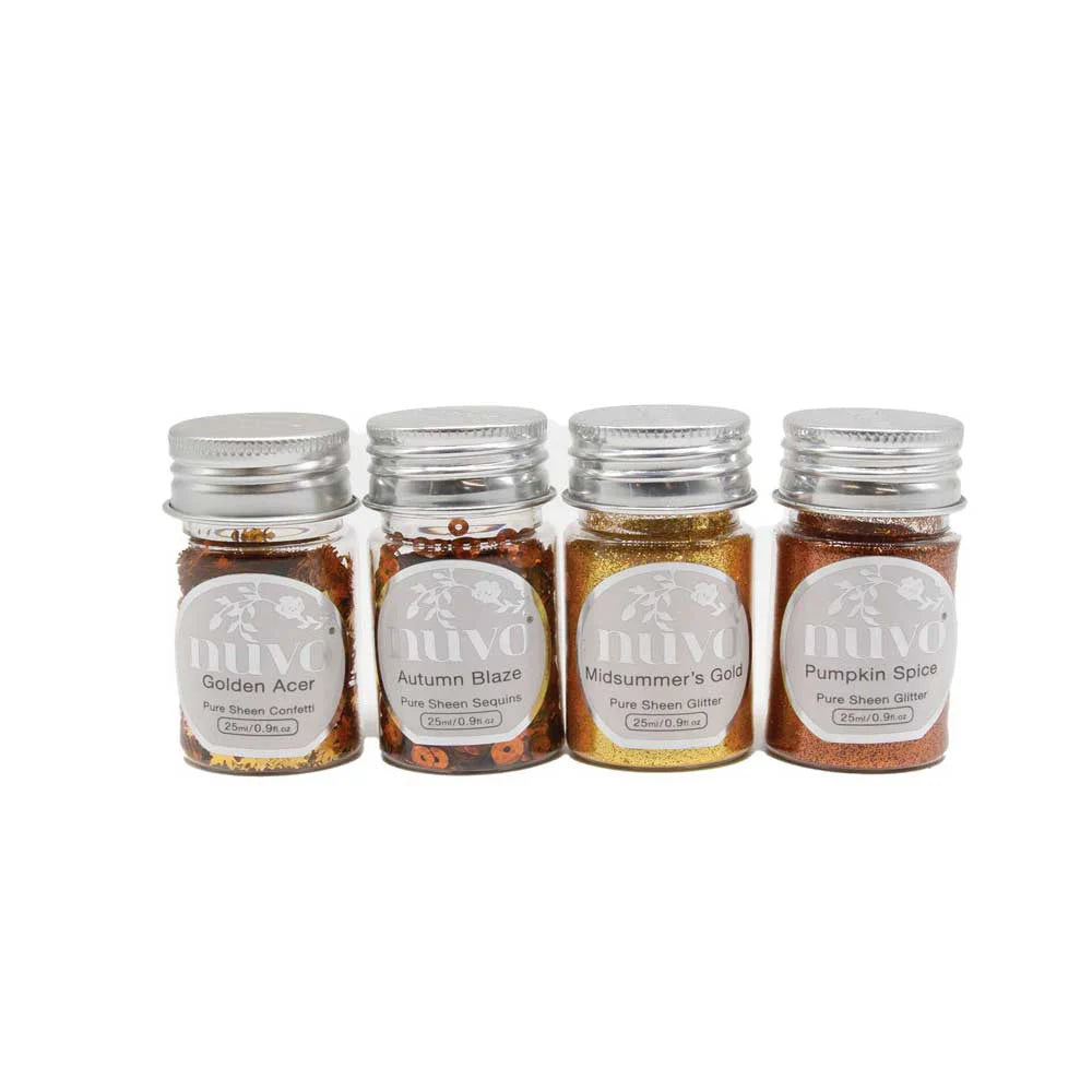 580715C3-8194-4CAC-8537-5E307981529A.jpg Nuvo Pure Sheen HARVEST MOON 4 Bottles Pack - Image 1