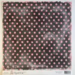 Magnolia APPLES & CHERRIES 12”X12” Scrapbook Paper Pink Dot