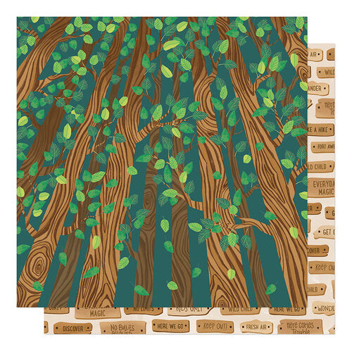 584A13E1-B343-4D1B-925D-014449E4CA99.jpg Shimelle Never Grow Up CLIMB TREES 12X12 Scrapbook Paper - Image 1