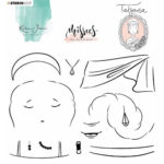 Studio Light Misees TATIANA Clear Acrylic Stamp Set 14pc - Image 2