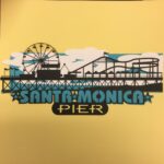 SANTA MONICA PIER Laser Cut Scrapbook Die Cuts