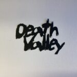 DEATH VALLEY Laser Title Scrapbook Die Cut - Image 3