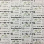 YOSEMITE NATIONAL PARK Words Plaid 12"X12" Scrapbook Paper