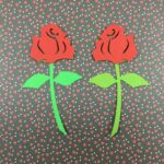 RED ROSE Custom Scrapbook Die Cuts