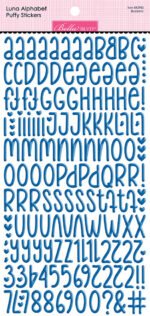 Bella Blvd LUNA ALPHABET Puffy Stickers Letters Numbers - Image 12
