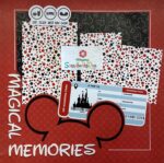 MAGICAL EARS Mickey Head Black 12"X12" Scrapbook Paper - Image 3
