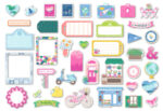 Pink Paislee Paige Evans HORIZON Ephemera 40pc - Image 2
