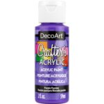 DecoArt Crafter's Acrylic PURPLE PASSION Acrylic Gloss Paint 2oz