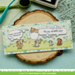 Lawn Clippings SLIMLINE CLOUDY Stencils 2pc - Image 4