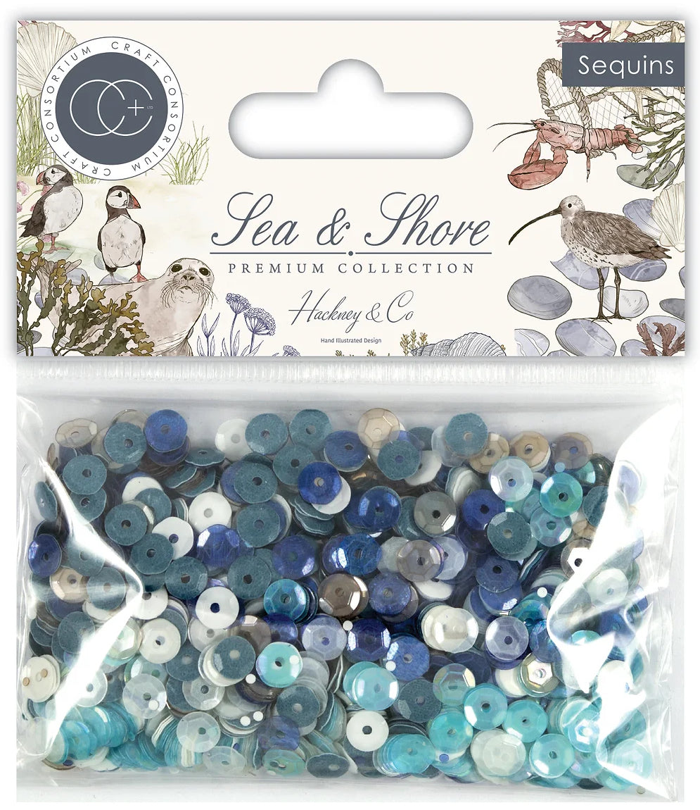 5AAABD72-3AFC-4605-BDC7-064D24BB11C6.jpg Craft Consortium SEA & SHORE SEQUINS - Image 1