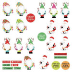 Colorplay Tulla & Norbert’s Christmas Party GNOMIES DIES 12"x12" Paper