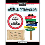 Scrapbook Customs MAGIC WORLD TRAVELER Stickers 19pc - Image 2