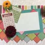 Premade Page GRANDMA QUILT 12"X12" Scrapbook Layout