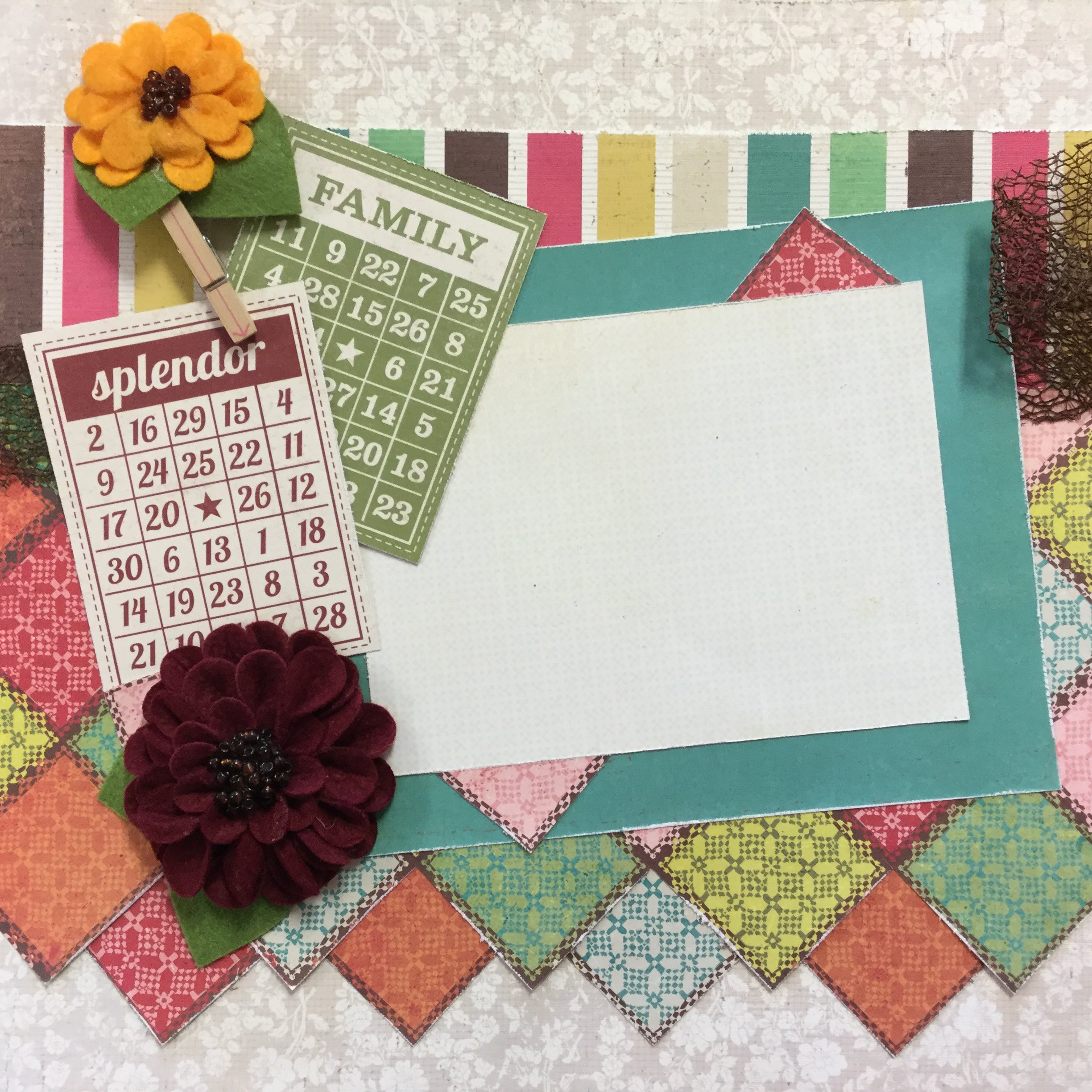 5ACDD652-0605-43FD-B33B-07111AE8F79C.jpg Premade Page GRANDMA QUILT 12"X12" Scrapbook Layout - Image 1