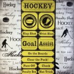 Hockey GOLDEN KNIGHTS Grunge Sport Stickers - Image 3