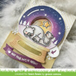 Lawn Cuts MAGIC IRIS SNOW GLOBE ADD ON Custom Craft Dies 5pc - Image 2